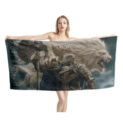 Hoarah Loux Elden Ring Game Beach Towel
