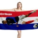 Kylian Mbappé France Beach Towel - Image 1