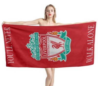 Liverpool FC You'll Never Walk Alone Beach Towel
