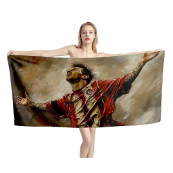 THE GOAT Messi Beach Towel