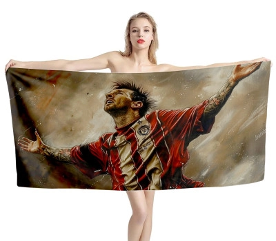 THE GOAT Messi Beach Towel