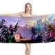 Valorant x League Of Legends Game Beach Towel - Image 1