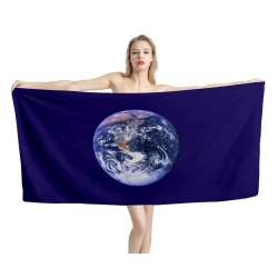 Earth Beach Towel