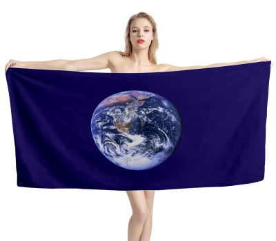 Earth Beach Towel