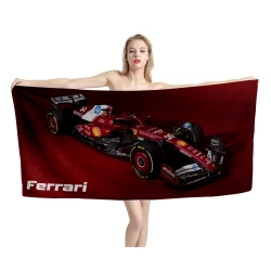Ferrari SF25 Formula1 Beach Towel