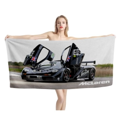 McLaren F1 GTR 1995 Beach Towel