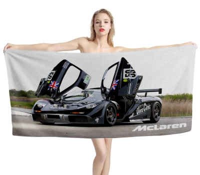 McLaren F1 GTR 1995 Beach Towel