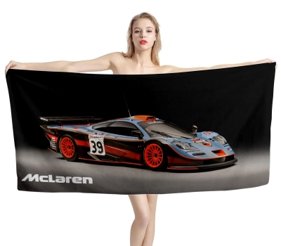 McLaren F1 GTR Longtail 1997 Beach Towel