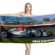 Mercedes AMG W13 F1 E Performance Beach Towel - Image 1
