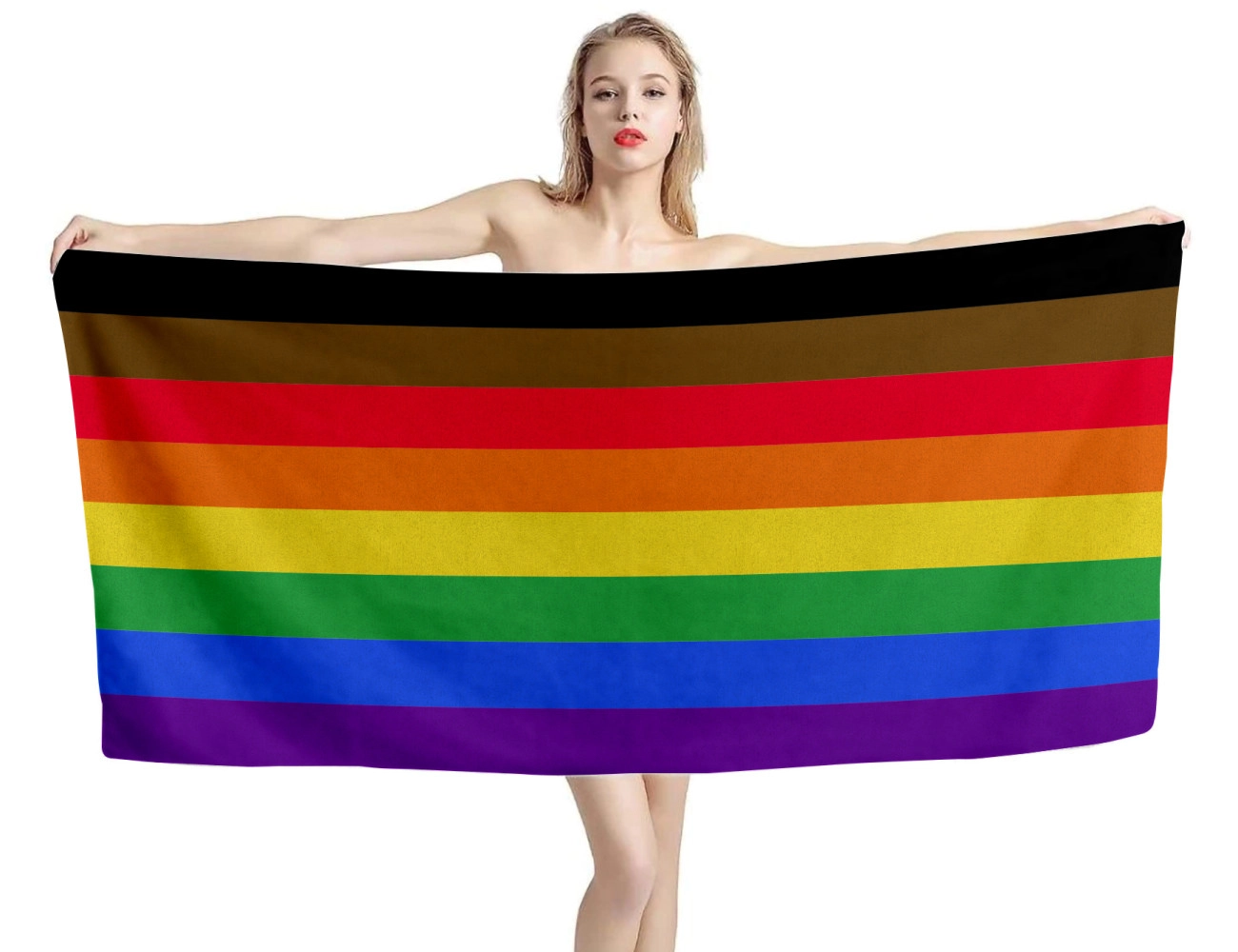 11 Stripe Flag Beach Towel, PRA--05