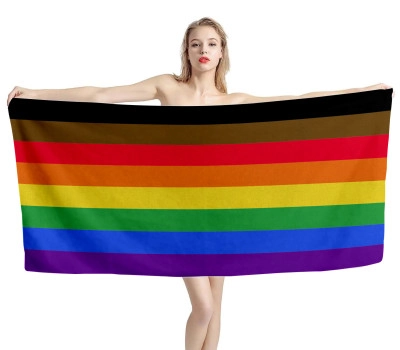 11 Stripe Flag Beach Towel