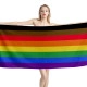 11 Stripe Flag Beach Towel - Image 1