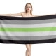 Agender Pride Flag Beach Towel - Image 1
