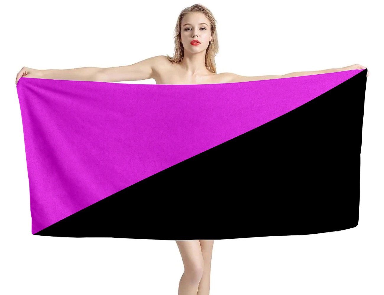 Anarchism Queer Flag Beach Towel