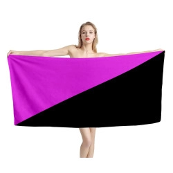 Anarchism Queer Flag Beach Towel
