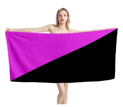 Anarchism Queer Flag Beach Towel