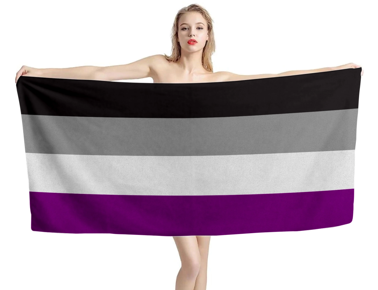 Asexual Flag Beach Towel