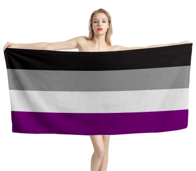 Asexual Flag Beach Towel
