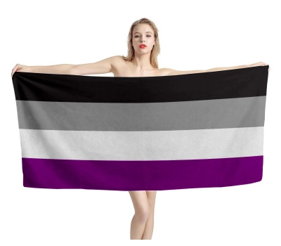 Asexual Flag Beach Towel