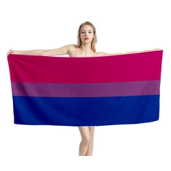 Bisexual Pride Beach Towel