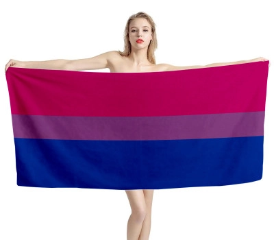 Bisexual Pride Beach Towel