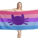 Catgender Beach Towel - Image 1