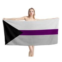 Demisexual Pride Flag Beach Towel