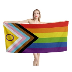 Intersex Inclusive Pride Beach Towel
