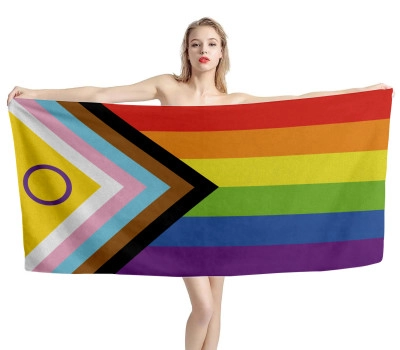 Intersex Inclusive Pride Beach Towel