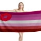 Lipstick Lesbian Beach Towel - Image 1