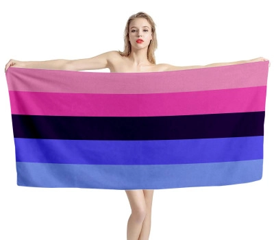 Omnisexual Flag Beach Towel