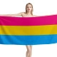 Pansexual Pride Beach Towel - Image 1