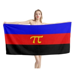Polyamory Pride Flag Beach Towel