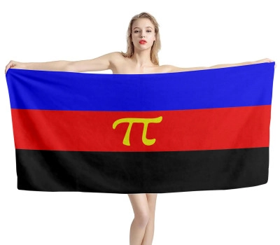 Polyamory Pride Flag Beach Towel