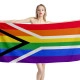 South Africa Pride Flag Beach Towel - Image 1