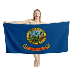 Idaho State Flag Beach Towel