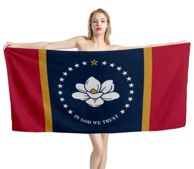 Mississippi States Flagge Strandtücher