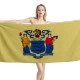 New Jersey States Flag Beach Towel - Image 1