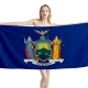 New York States Flag Beach Towel - Image 1