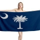 South Carolina States Flag Beach Towel - Image 1
