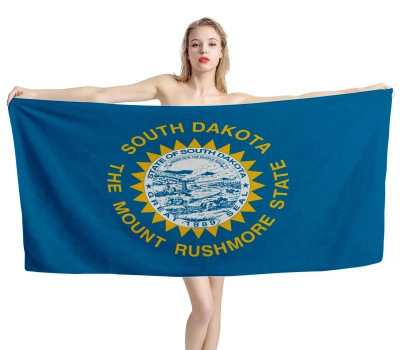 South Dakota States Flagge Strandtücher