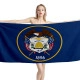 Utah States Flag Beach Towel - Image 1