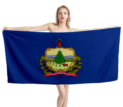 Vermont States Flagge Strandtücher