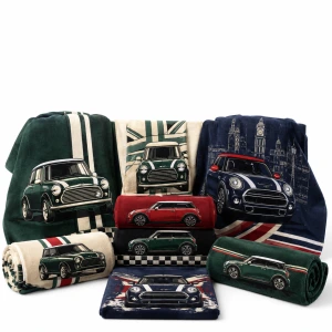 Mini Cooper Beach Towels