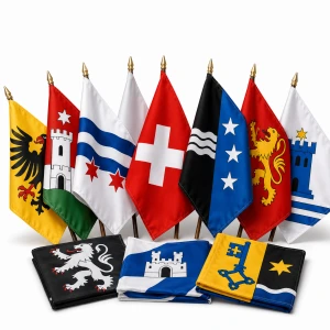 Swiss Canton and Municipal Flags