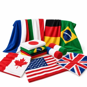 National Flag Beach Towels