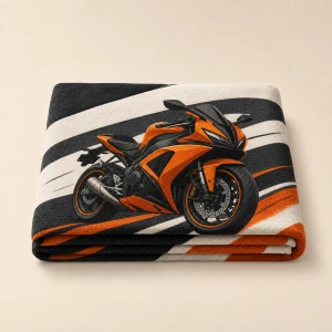 Motorcycle Beach Towels