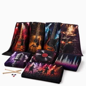 Music Band Beach Towels