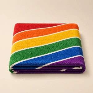 Pride Flag Beach Towels