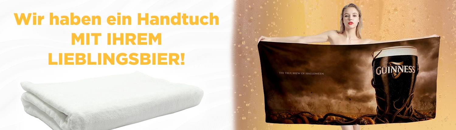Das Lieblingsbier des Handtuchs